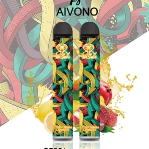 Cigarro Eletrônico Descartável Atacado – Aivono AIM SNAKE 2500 limonada de manga e lichia FR2FJJ308