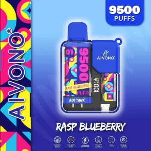 Cigarro Eletrônico Descartável Atacado – Aivono AIM TANK 9500 mirtilo framboesa FR2FJJ33