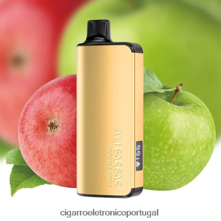 Cigarro Eletrônico Descartável Atacado – Alibarbar Ingot 20.000 vapores descartáveis maçã dupla 4H6N0247