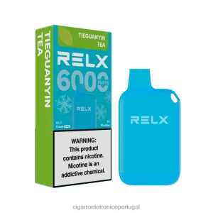Cigarro Eletrônico Descartável Atacado – chá tieguanyin RELX Crush Pocket 6000 gelado NL26822