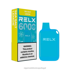 Cigarro Eletrônico Descartável Atacado – limão sal marinho RELX Crush Pocket 6000 gelado NL26811