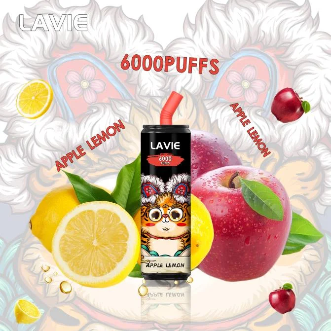Cigarro Eletrônico Descartável Atacado – maçã limão LAVIE Coke BAR 6.000 baforadas DDN0275