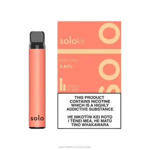 Cigarro Eletrônico Descartável Atacado – Solo conjunto de cápsulas hortelã pêssego X8RN844
