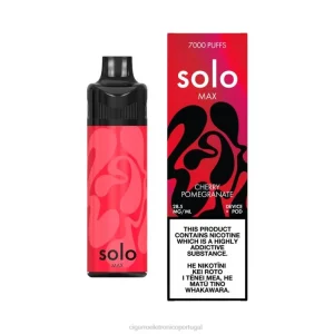 Cigarro Eletrônico Descartável Atacado – Solo MAX conjunto de cápsulas romã cereja X8RN866