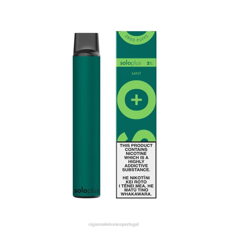 Cigarro Eletrônico Descartável Atacado – Solo Plus vaporizador descartável hortelã X8RN833