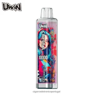 Cigarro Eletrônico Descartável Atacado – UWIN CRYSTAL 10.000 vapores descartáveis gelo de morango FR2FJJ374
