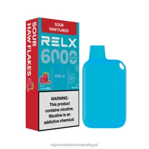 Cigarro Eletrônico – flocos de haw azedo RELX Crush Pocket 6000 gelado NL26816