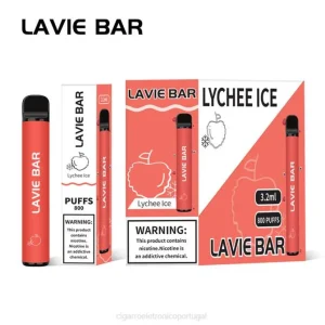 Cigarro Eletrônico – gelo de lichia LAVIE BAR 800 baforadas DDN0313