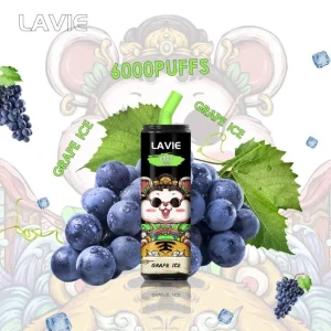 Cigarro Eletrônico – gelo de uva LAVIE Coke BAR 6.000 baforadas DDN0269