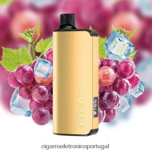 Cigarro Eletrónico Iqos – Alibarbar Ingot 20.000 vapores descartáveis gelo de uva 4H6N0237