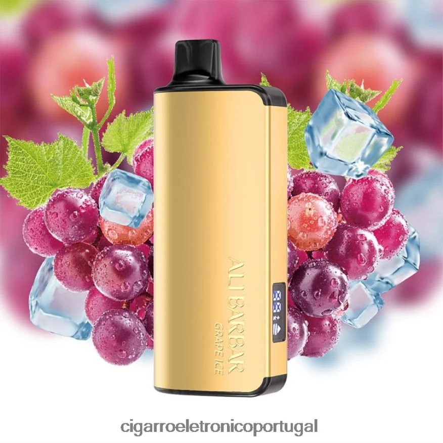 Cigarro Eletrónico Iqos – Alibarbar Ingot 20.000 vapores descartáveis gelo de uva 4H6N0237