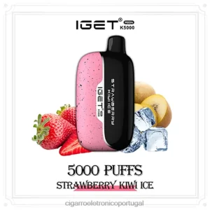 Cigarro Eletrónico Iqos – IGET Moon k5000 gelo de morango e kiwi 280PF18