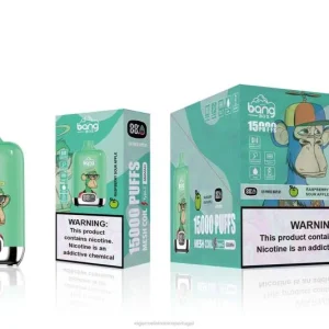 cigarro eletrónico iqos RB64135 maçã azeda de framboesa Bang Box 15.000