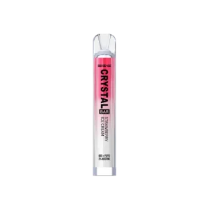 cigarro eletrónico iqos RB64265 sorvete de morango SKE Crystal Bar vape descartável 600 baforadas