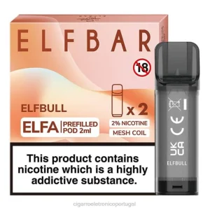 cigarro eletrónico iqos RB64335 elfbull ELFBAR Elfa vagem pré-cheia – 2ml – 20mg (2 embalagens)