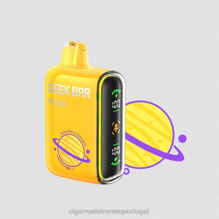 cigarro eletrónico iqos RB6475 morango banana GEEK BAR Pulse edição planeta 7.500 baforadas/15.000 baforadas