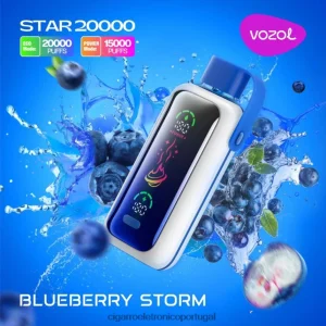 Cigarro Eletrónico Iqos – tempestade de mirtilo VOZOL STAR 20.000 LD2Z825