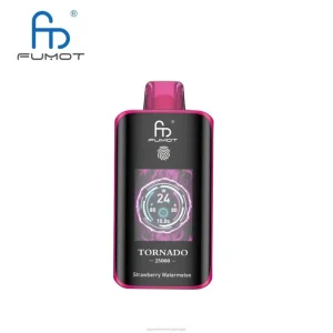 Cigarro Eletrônico – melancia morango Fumot Tornado 25.000 vapores descartáveis VN6L16