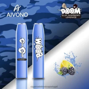 Cigarro Eletrónico Portugal – Aivono AIM BOOM 600 limonada de framboesa azul FR2FJJ355