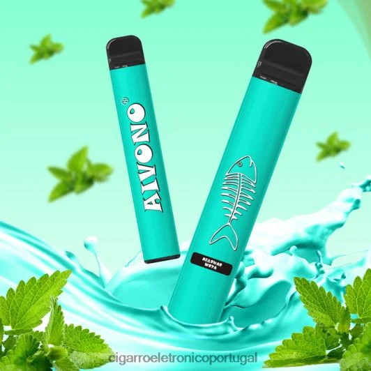 Cigarro Eletrónico Portugal – Aivono AIM FISHBONE 600 menta fresca FR2FJJ278