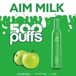 Cigarro Eletrónico Portugal – Aivono AIM MILK 500 maçã azeda FR2FJJ267