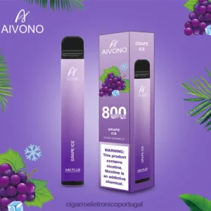 Cigarro Eletrónico Portugal – Aivono AIM PLUS 800 gelo de uva FR2FJJ179
