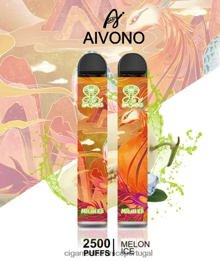 Cigarro Eletrónico Portugal – Aivono AIM SNAKE 2500 gelo de melão FR2FJJ311
