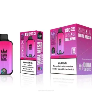 Cigarro Eletrónico Portugal – Bang Box 18.000 baforadas gelo de framboesa azeda 8T6098