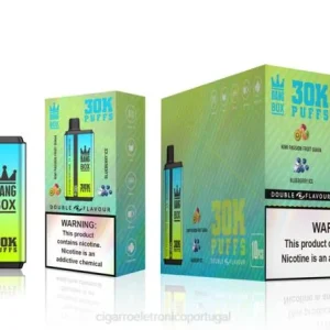 Cigarro Eletrónico Portugal – Bang Box 30.000 baforadas sabores duplos kiwi, maracujá, goiaba e sorvete de mirtilo 8T6065