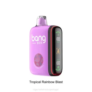 Cigarro Eletrónico Portugal – Bang Box Display de energia inteligente de 9000-18000 baforadas explosão de arco-íris tropical 8T6036