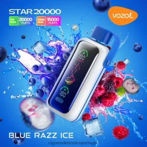 Cigarro Eletrónico Portugal – gelo azul VOZOL STAR 20.000 LD2Z824