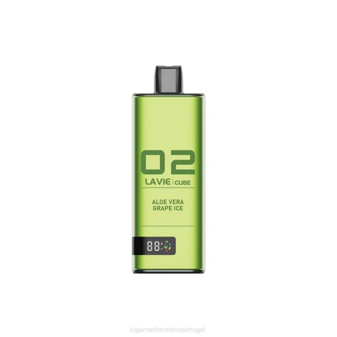 Cigarro Eletrónico Portugal – gelo de uva aloe vera LAVIE Cube 20.000 baforadas DDN036