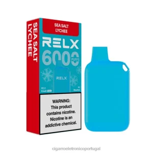 Cigarro Eletrónico Portugal – lichia de sal marinho RELX Crush Pocket 6000 gelado NL26814