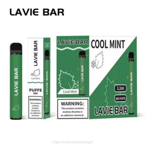 Cigarro Eletrónico Portugal – menta fresca LAVIE BAR 800 baforadas DDN0311