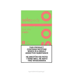 Cigarro Eletrónico Portugal – Solo cápsula de reposição pacote com 2 maçã azeda X8RN858