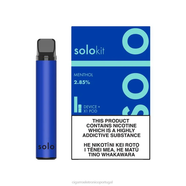 Cigarro Eletrónico Portugal – Solo conjunto de cápsulas mentol X8RN847
