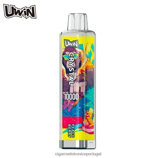 Cigarro Eletrónico Portugal – UWIN CRYSTAL 10.000 vapores descartáveis baga de pêssego FR2FJJ377