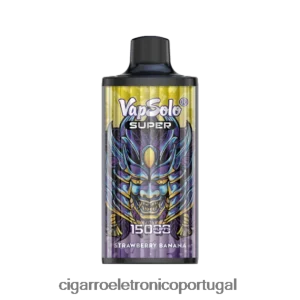 Cigarro Eletrónico Portugal – Vapsolo SUPER vaporizador descartável banana morango 4H6N02116