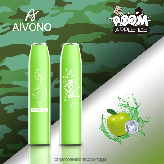 Cigarro Eletrónico Preço Portugal – Aivono AIM BOOM 600 gelo de maçã FR2FJJ354