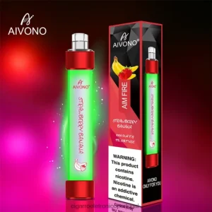 Cigarro Eletrónico Preço Portugal – Aivono AIM FIRE 1000 banana morango FR2FJJ332