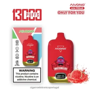 Cigarro Eletrónico Preço Portugal – Aivono AIM FREAK 13.000 melancia FR2FJJ244