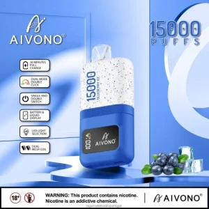Cigarro Eletrónico Preço Portugal – Aivono AIM magic 15.000 gelo de mirtilo FR2FJJ68
