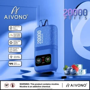 Cigarro Eletrónico Preço Portugal – Aivono AIM magic 20.000 gelo azul FR2FJJ79