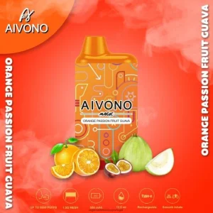 Cigarro Eletrónico Preço Portugal – Aivono AIM MAGIC cigarro de caixa de 5800 bocas goiaba laranja maracujá FR2FJJ90