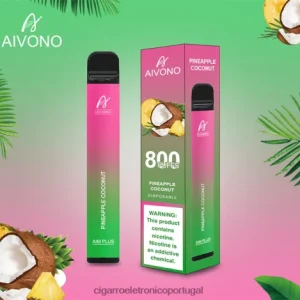 Cigarro Eletrónico Preço Portugal – Aivono AIM PLUS 800 coco abacaxi FR2FJJ200