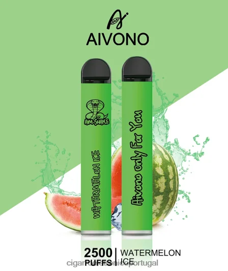 Cigarro Eletrónico Preço Portugal – Aivono AIM SNAKE 2500 gelo de melancia FR2FJJ321