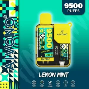 Cigarro Eletrónico Preço Portugal – Aivono AIM TANK 9500 hortelã-limão FR2FJJ35