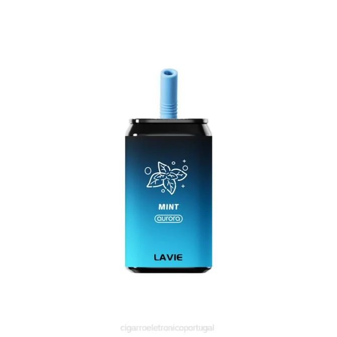 Cigarro Eletrónico Preço Portugal – hortelã LAVIE Aurora 11.000 baforadas DDN0145