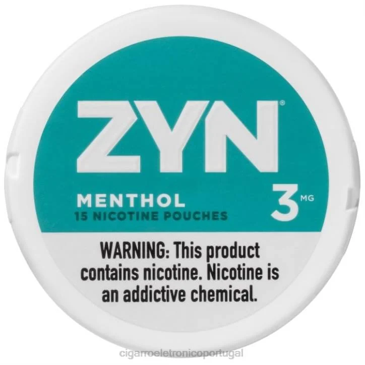 cigarro eletrónico preço portugal RB6433 mentol ZYN bolsa de nicotina 3mg
