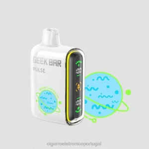 cigarro eletrónico preço portugal RB6483 gelo de goma branco GEEK BAR Pulse edição planeta 7.500 baforadas/15.000 baforadas